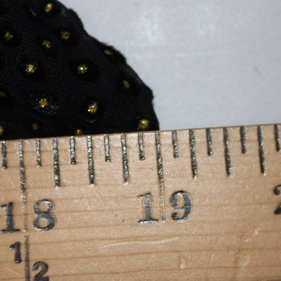 House Of Harlow Jumpsuit NEW Sz L Black Gold Black Polka Dots Nylon Jumpsuit - Picture 14 of 16